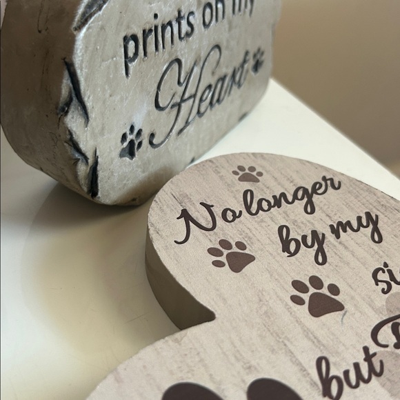 Heart and Stone Paw Print Decor - Picture 9 of 13